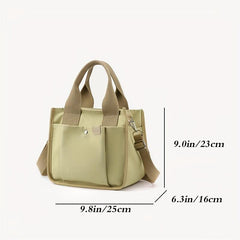 Canvas Tote Bag Mini Handbag Crossbody Purse Shoulder Bag