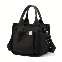 Canvas Tote Bag Mini Handbag Crossbody Purse Shoulder Bag