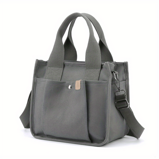 Canvas Tote Bag Mini Handbag Crossbody Purse Shoulder Bag