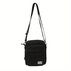 Canvas Messenger Bag for Men, Casual Shoulder Chest Bag for Daily Commute Travel