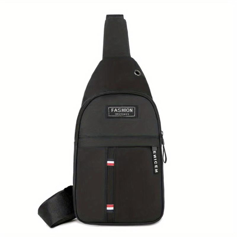 Men's Adjustable Straps Chest Bag Outdoor Sports Crossbody Bag