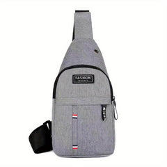 Men's Adjustable Straps Chest Bag Outdoor Sports Crossbody Bag