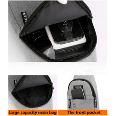 Men Multifunction Shoulder Bag Crossbody Bag On Shoulder Travel Sling Bag