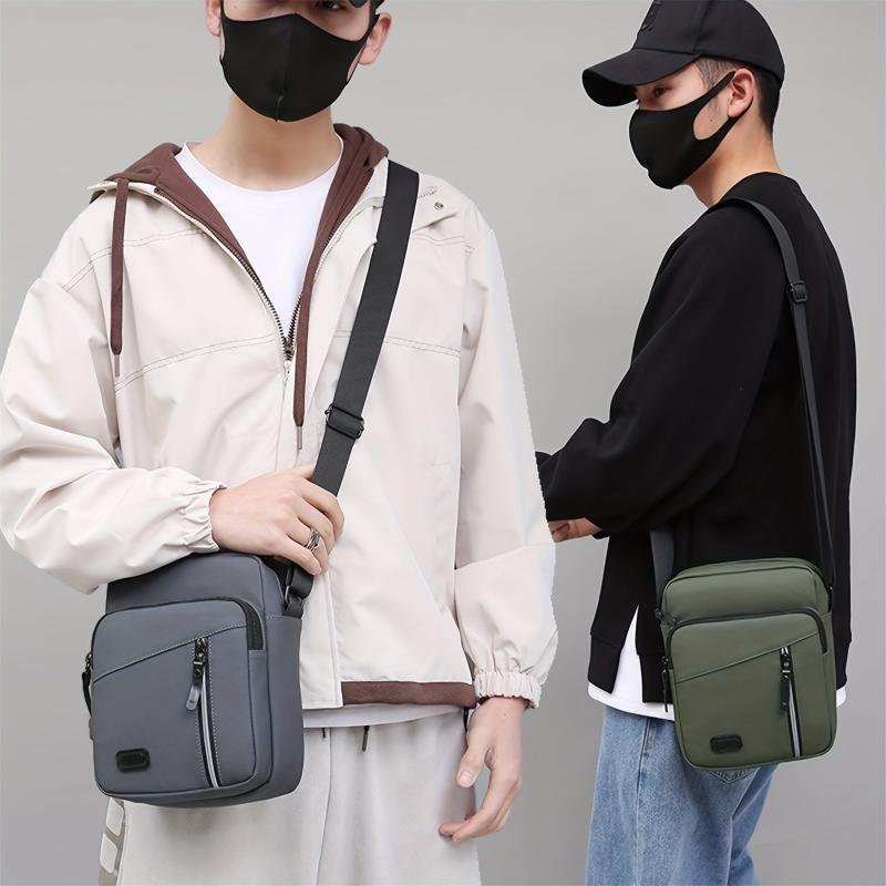 Men's Crossbody Bag Casual Commuter Shoulder Bag - Travel Hiking Messenger