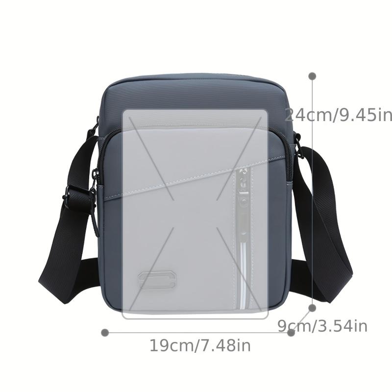 Men's Crossbody Bag Casual Commuter Shoulder Bag - Travel Hiking Messenger