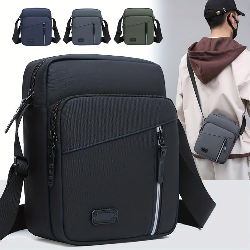 Men's Crossbody Bag Casual Commuter Shoulder Bag - Travel Hiking Messenger