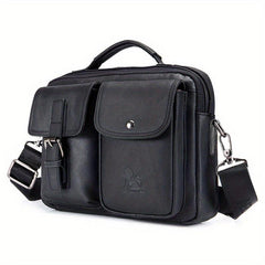 Casual Vintage Men's Leather Shoulder Bag Square Bag