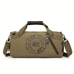 Vintage Canvas Crossbody Bag Single Shoulder Handbag Tote Adjustable Strap