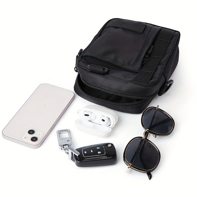 Mini Men Shoulder Crossbody Bag Adjustable Shoulder Strap Small Hanging Bag