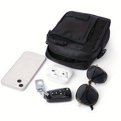 Mini Men Shoulder Crossbody Bag Adjustable Shoulder Strap Small Hanging Bag