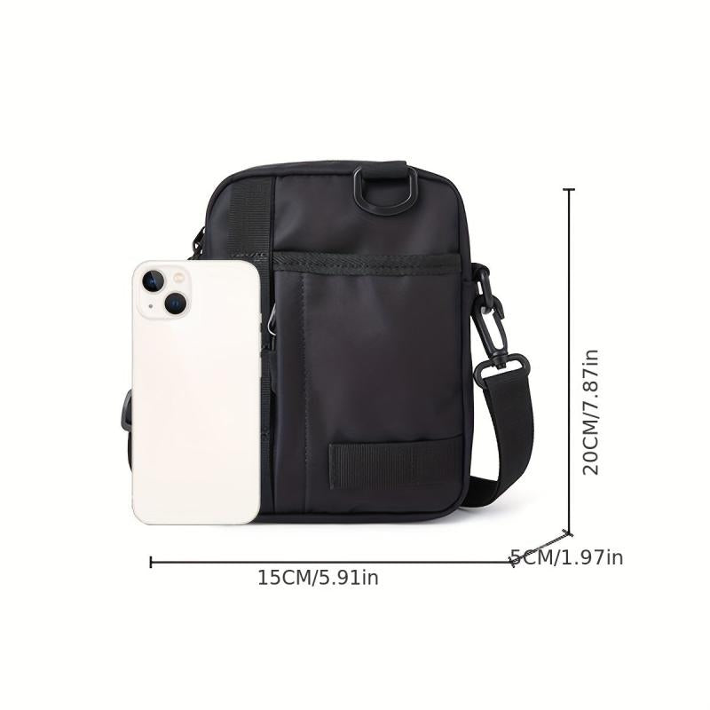 Mini Men Shoulder Crossbody Bag Adjustable Shoulder Strap Small Hanging Bag