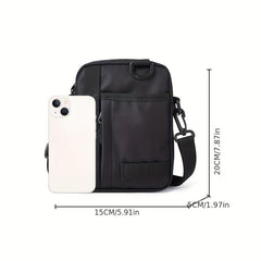 Mini Men Shoulder Crossbody Bag Adjustable Shoulder Strap Small Hanging Bag