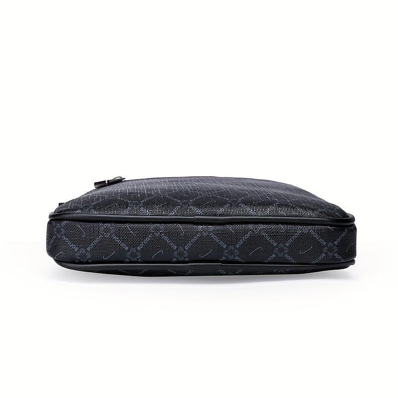 Men's Print Shoulder Bag Crossbody Bag