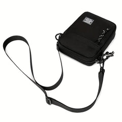 Men's Square Crossbody Bag Oxford Cloth Shoulder Bag