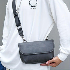 Men Small Crossbody Square Bag Street Style Shoulder Bag