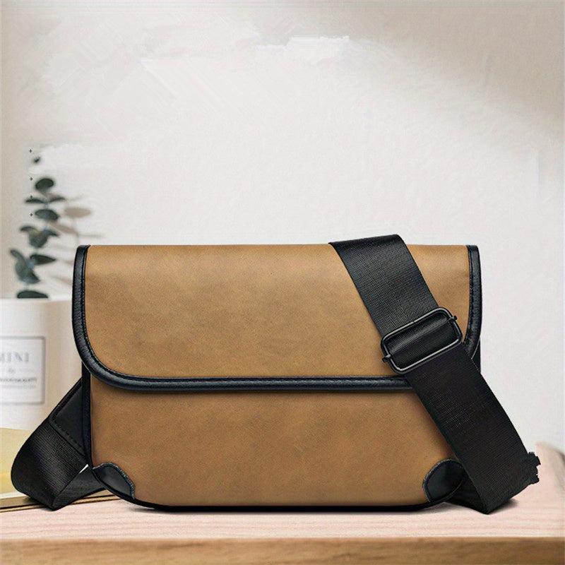 Men Small Crossbody Square Bag Street Style Shoulder Bag