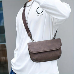 Men Small Crossbody Square Bag Street Style Shoulder Bag