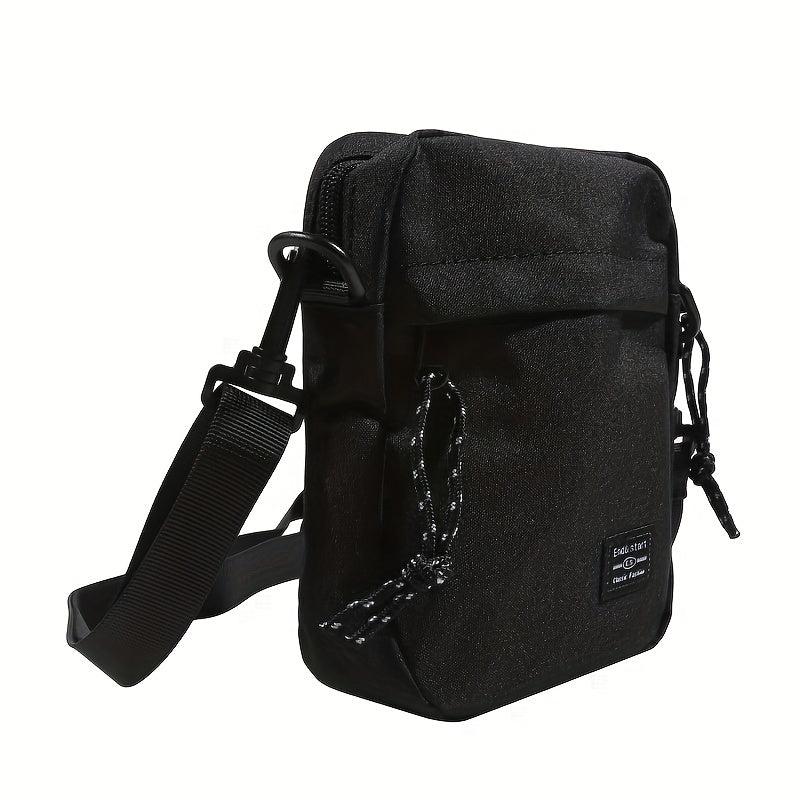 Men's Square Crossbody Bag Diagonal Shoulder Bag Multifunctional