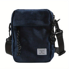 Men's Square Crossbody Bag Diagonal Shoulder Bag Multifunctional