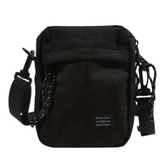 Men's Square Crossbody Bag Diagonal Shoulder Bag Multifunctional