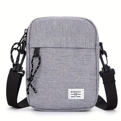 Men's Square Crossbody Bag Diagonal Shoulder Bag Multifunctional