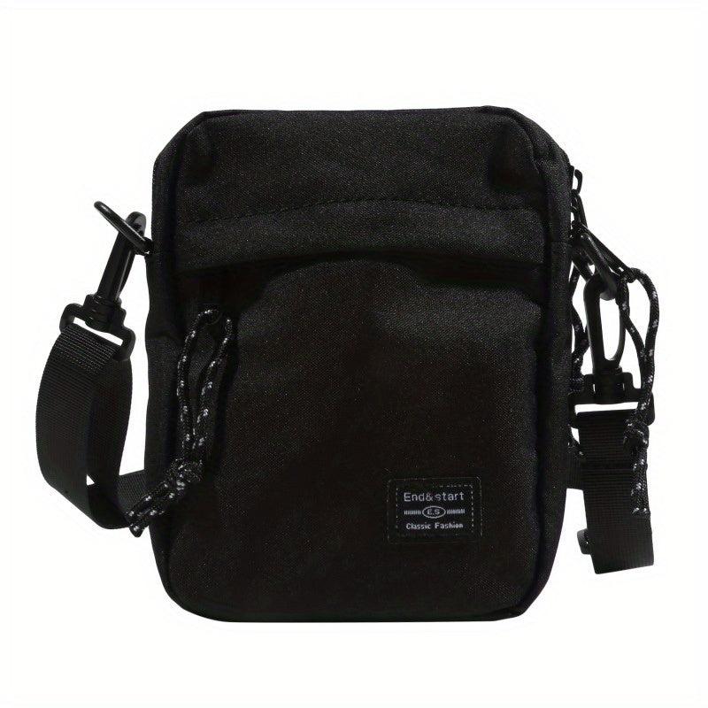 Men's Square Crossbody Bag Diagonal Shoulder Bag Multifunctional