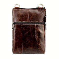 Vintage Leather Messenger Bag Crossbody Shoulder Bag