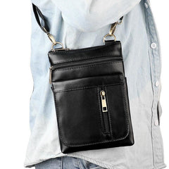 Vintage Leather Messenger Bag Crossbody Shoulder Bag