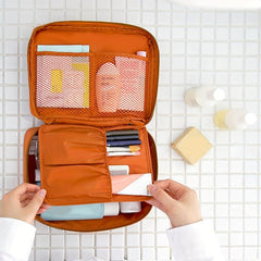 Portable Zipper Toiletry Bag Travel Storage Cosmetics Bag