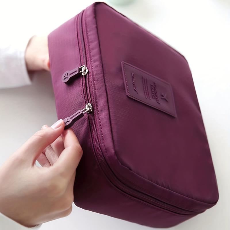 Portable Zipper Toiletry Bag Travel Storage Cosmetics Bag