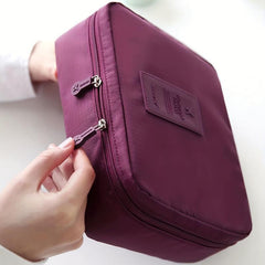 Portable Zipper Toiletry Bag Travel Storage Cosmetics Bag