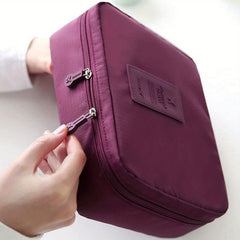 Portable Zipper Toiletry Bag Travel Storage Cosmetics Bag