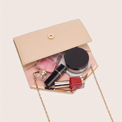 Metal Decor Envelope Clutch Shoulder Bag for Wedding Prom Party
