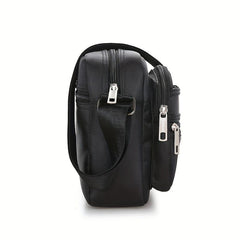 Men's Large Capacity Messenger Bag Nylon Small Backpack Square Bag