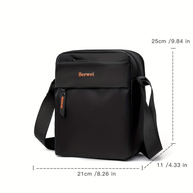 Men's Waterproof Messenger Bag, Small Shoulder Bag