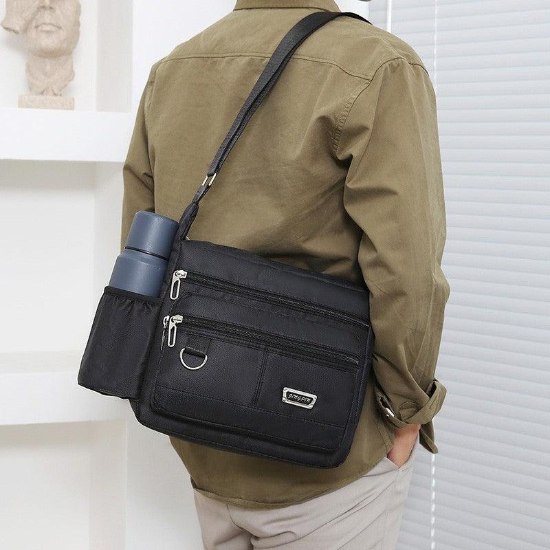 Men's Waterproof Crossbody Bag Casual Shoulder Bag