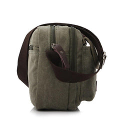 Men's Casual Canvas Messenger Bag Vintage Outdoor Crossbody Bag
