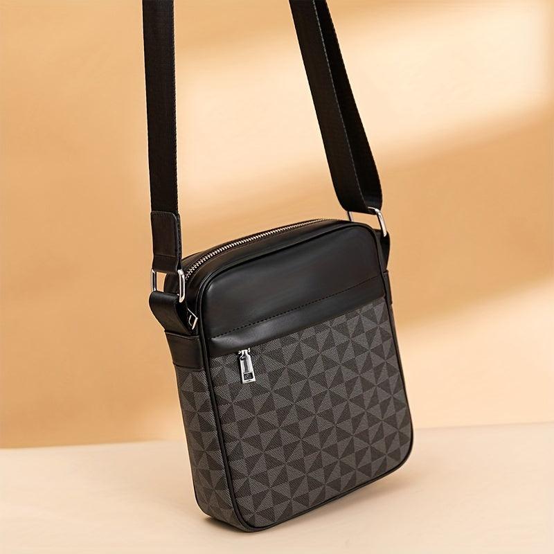 Men's Waterproof Triangle Shoulder Bag for Outdoor Sports