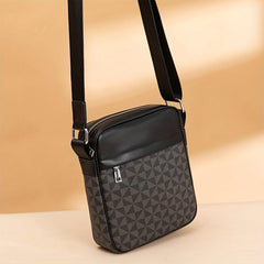 Men's Waterproof Triangle Shoulder Bag for Outdoor Sports