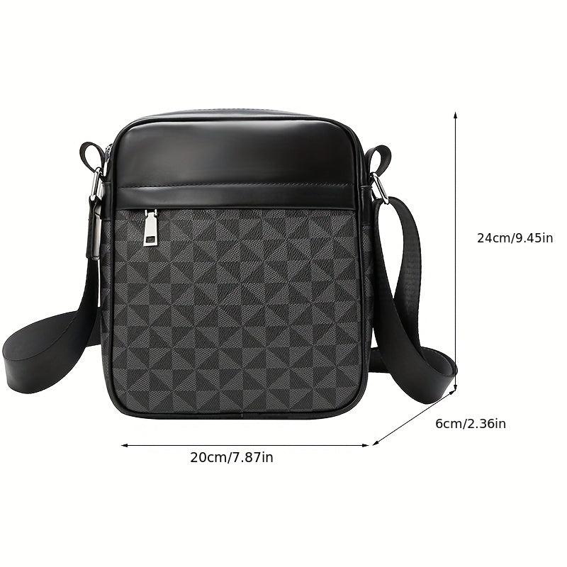 Men's Waterproof Triangle Shoulder Bag for Outdoor Sports
