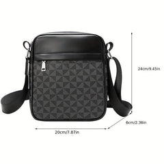 Men's Waterproof Triangle Shoulder Bag for Outdoor Sports