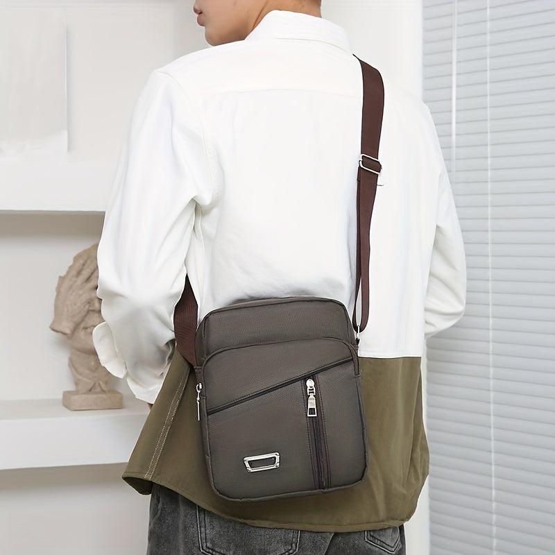 Oxford Nylon Soft Sense Shoulder Bag Textured Crossbody Men's Bag