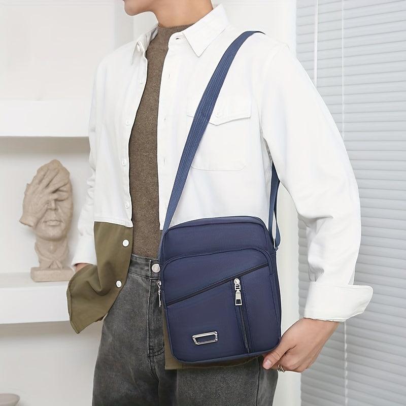 Oxford Nylon Soft Sense Shoulder Bag Textured Crossbody Men's Bag