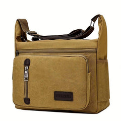 Canvas Shoulder Bag For Men Military Single Shoulder Bag