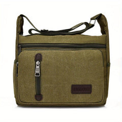 Canvas Shoulder Bag For Men Military Single Shoulder Bag