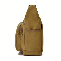 Canvas Shoulder Bag For Men Military Single Shoulder Bag