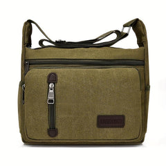 Canvas Shoulder Bag For Men Military Single Shoulder Bag