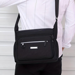 Men's Canvas Messenger Bag for Travel Work