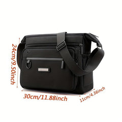 Men's Canvas Messenger Bag for Travel Work