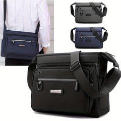 Men's Canvas Messenger Bag for Travel Work